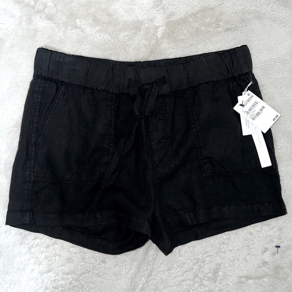 Caslon Linen Black Drawstring 2 1/2 Inch Shorts - Size Medium, NWT - Picture 7 of 14